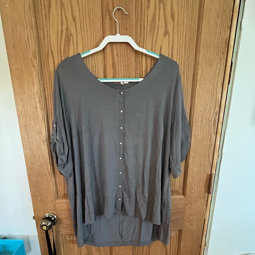 Cato grey blouse - Size 22/24W